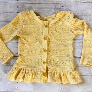 Persnickety Ruffled Cardigan